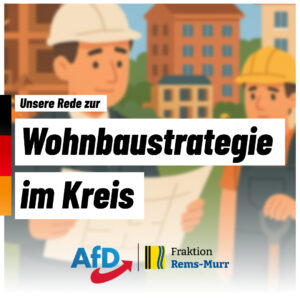 Rede zur Wohnbaustrategie im Kreis