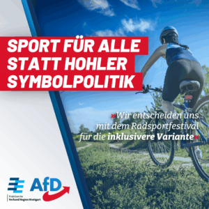 Sport für alle statt hohler Symbolpolitik